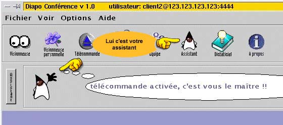 capture de l'interface