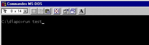 capture de l'interface