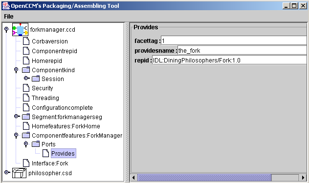 Packaging Tool editing the criptor