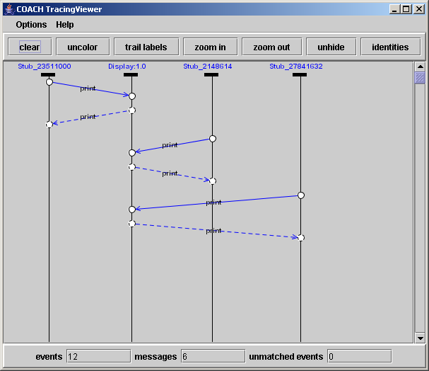 COACH Tracing Server GUI